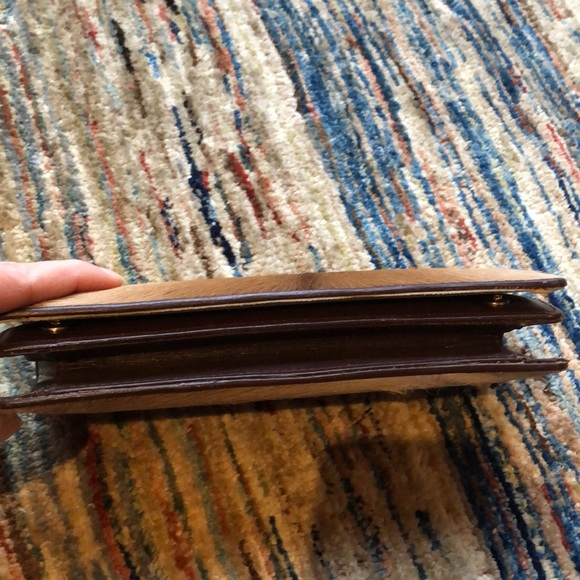 Vintage Cow Hide & Leather Wallet - Picture 7 of 14